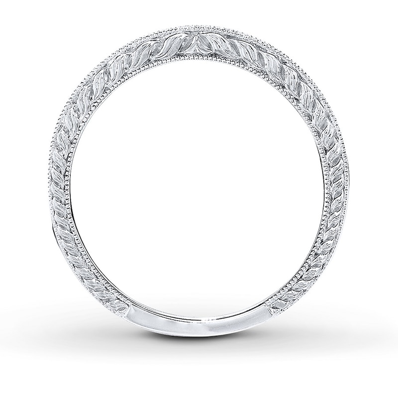 Main Image 2 of Previously Owned Scott Kay Anniversary Band 1/10 ct tw Round-cut Diamonds 14K White Gold