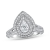 Thumbnail Image 1 of Previously Owned Neil Lane Diamond Engagement Ring 1-3/4 ct tw Pear & Round-cut 14K White Gold Size 4.5