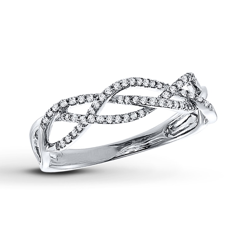 Main Image 1 of Previously Owned Diamond Ring 1/6 ct tw 10K White Gold