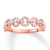 Thumbnail Image 1 of Previously Owned Diamond Stackable Ring 1/5 ct tw 10K Rose Gold
