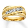 Thumbnail Image 1 of Previously Owned Men's Diamond Band 1 ct tw Round-cut 14K Yellow Gold Size 14
