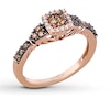 Previously Owned Le Vian Chocolate Diamonds 1/2 ct tw Ring Round-cut 14K Strawberry Gold