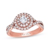 Thumbnail Image 1 of Previously Owned Neil Lane Engagement Ring 7/8 ct tw Round-cut 14K Rose Gold Size 9.25