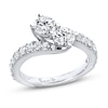 Thumbnail Image 1 of Previously Owned Ever Us Two-Stone Anniversary Ring 2 ct tw Round-cut Diamonds 14K White Gold - Size 11.25