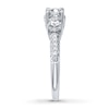 Thumbnail Image 3 of Previously Owned 3-Stone Diamond Ring 1 ct tw Round-cut 14K White Gold Size 8.75