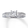 Thumbnail Image 1 of Previously Owned Ring 1-1/4 ct tw Diamonds 14K White Gold Size 4.25