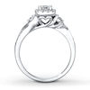 Thumbnail Image 2 of Previously Owned Diamond Engagement Ring 5/8 ct tw Round-cut 14K White Gold