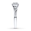 Thumbnail Image 3 of Previously Owned Diamond Engagement Ring 5/8 ct tw Round-cut 14K White Gold