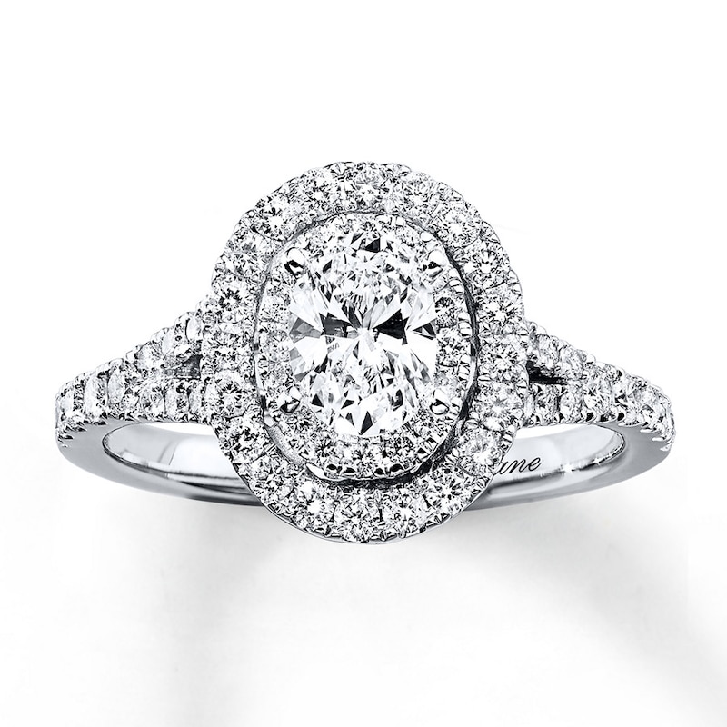 Main Image 1 of Previously Owned Neil Lane Diamond Engagement Ring 1 ct tw Round-cut 14K White Gold - Size 5.5