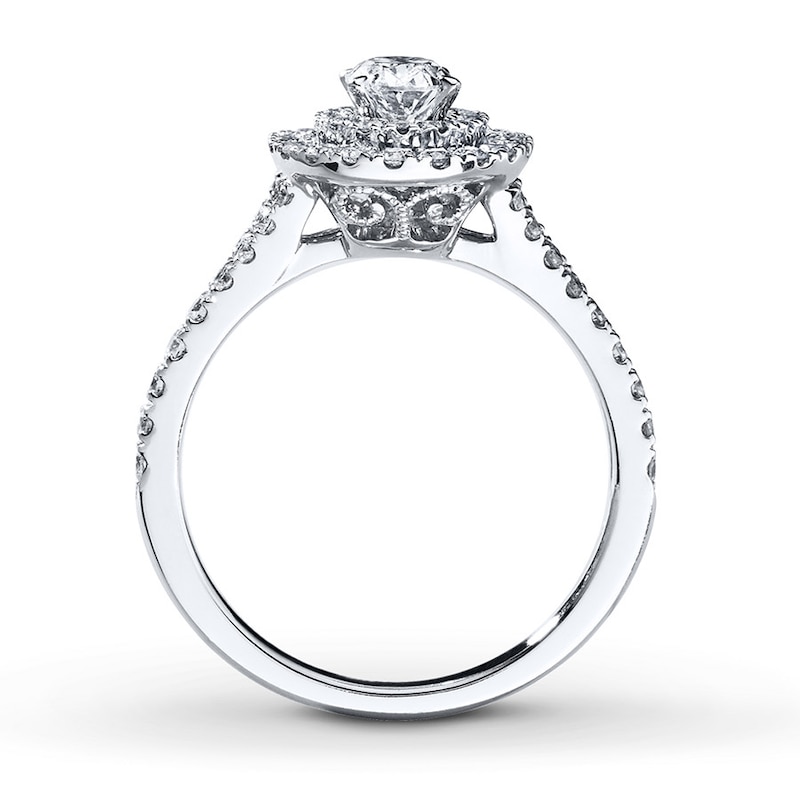 Main Image 2 of Previously Owned Neil Lane Diamond Engagement Ring 1 ct tw Round-cut 14K White Gold - Size 5.5