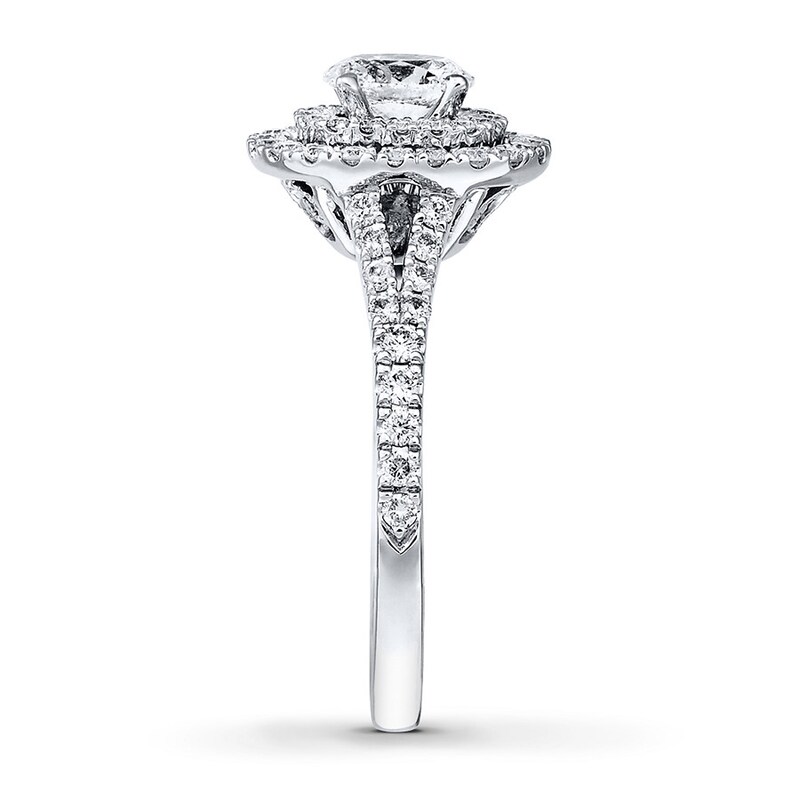 Main Image 3 of Previously Owned Neil Lane Diamond Engagement Ring 1 ct tw Round-cut 14K White Gold - Size 5.5