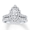 Thumbnail Image 1 of Previously Owned Neil Lane Bridal Set 1-3/4 ct tw Diamonds 14K White Gold