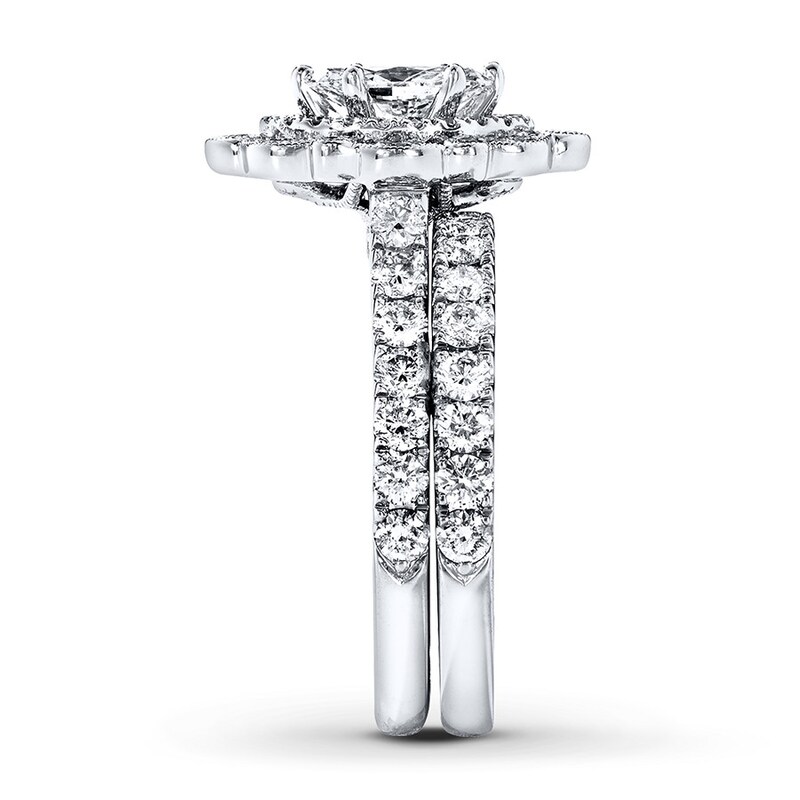 Main Image 3 of Previously Owned Neil Lane Bridal Set 1-3/4 ct tw Diamonds 14K White Gold