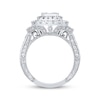 Thumbnail Image 2 of Previously Owned Neil Lane Diamond Engagement Ring 1-5/8 ct tw Princess & Round-cut 14K White Gold