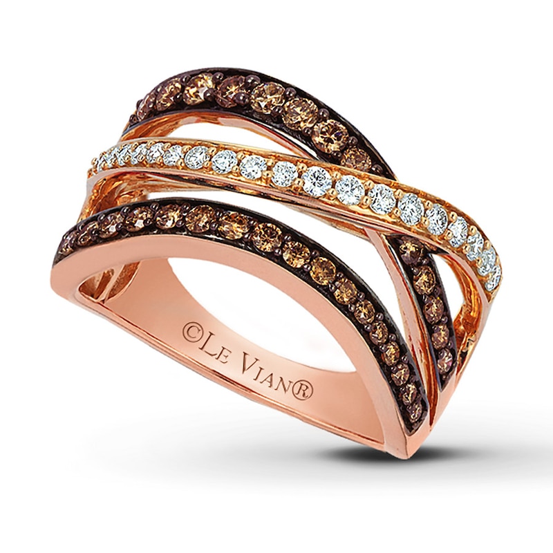 Main Image 1 of Previously Owned Le Vian Diamond Ring 3/4 ct tw Round-cut 14K Gold - Size 10.5