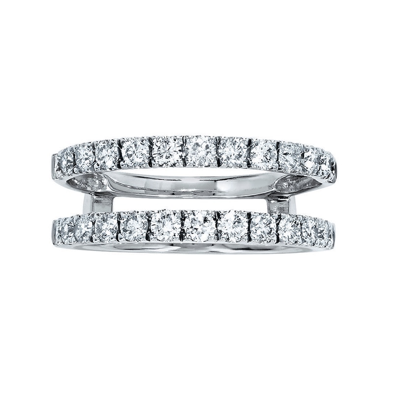 Main Image 1 of Previously Owned Diamond Enhancer Ring 1 ct tw Round-cut 14K White Gold