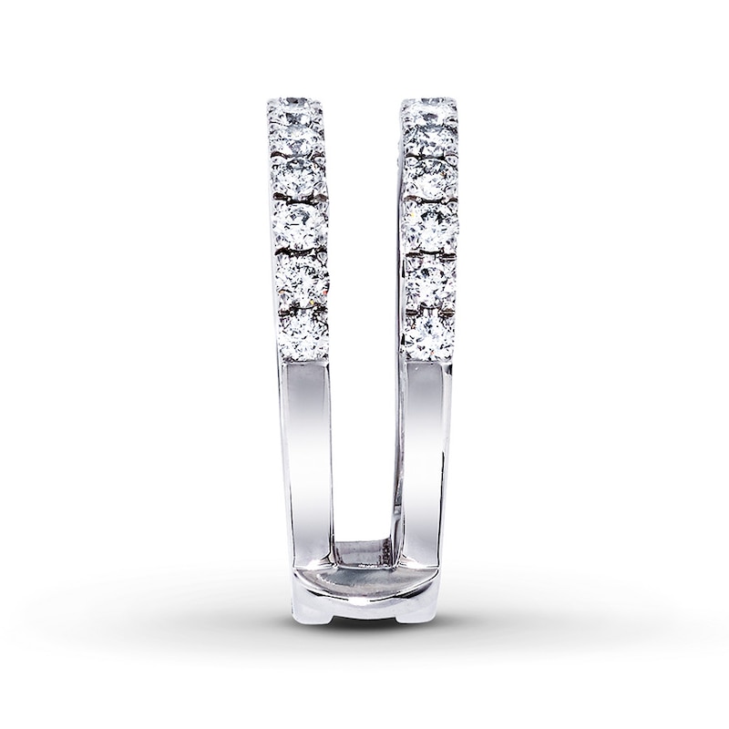 Main Image 3 of Previously Owned Diamond Enhancer Ring 1 ct tw Round-cut 14K White Gold