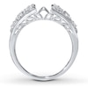 Thumbnail Image 1 of Previously Owned Diamond Enhancer Ring 1/6 ct tw Round-Cut 14K White Gold - Size 9.5