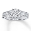 Thumbnail Image 3 of Previously Owned Diamond Enhancer Ring 1/6 ct tw Round-Cut 14K White Gold - Size 9.5