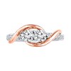 Thumbnail Image 4 of Previously Owned Ever Us Diamond Ring 1 ct tw Round-cut 14K Two-Tone Gold