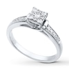 Thumbnail Image 3 of Previously Owned Diamond Engagement Ring 1/4 ct tw Round-cut 10K White Gold Size 7