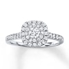 Thumbnail Image 1 of Previously Owned Diamond Ring 3/4 ct tw Round-cut 14K White Gold
