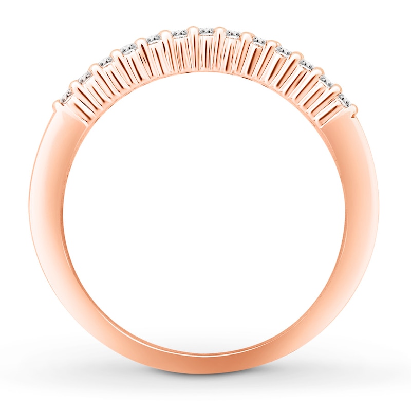 Previously Owned Diamond Stackable Ring 1/6 ct tw Round-cut 10K Rose Gold