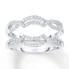 Thumbnail Image 0 of Previously Owned Diamond Enhancer Ring 1/3 ct tw Round-cut 14K White Gold