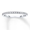 Thumbnail Image 1 of Previously Owned Wedding Band 1/6 ct tw Diamonds 14K White Gold