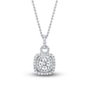 Thumbnail Image 1 of Previously Owned Neil Lane Necklace 7/8 ct tw Diamonds 14K White Gold
