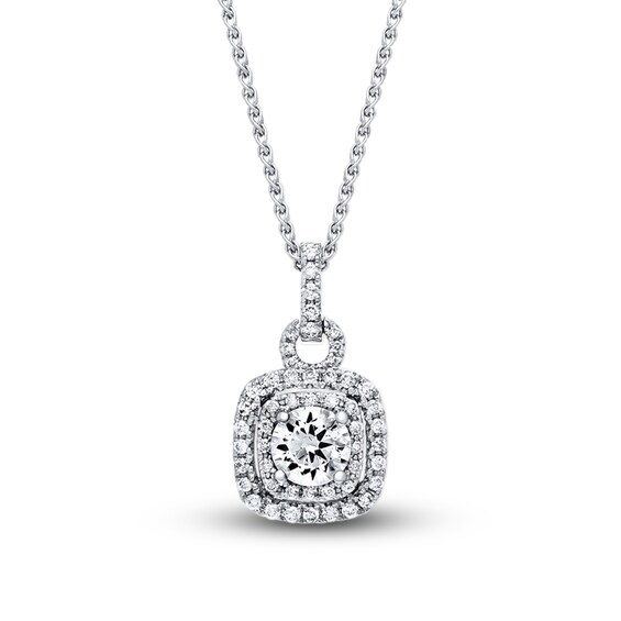 Previously Owned Neil Lane Necklace 7/8 ct tw Diamonds 14K White Gold