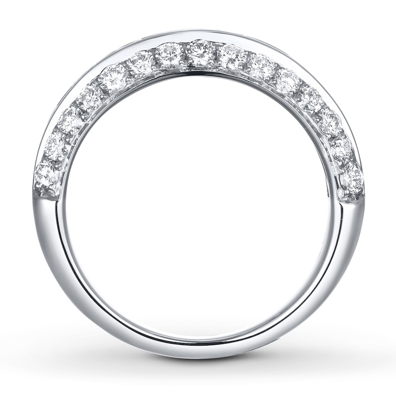 Main Image 2 of Previously Owned Diamond Anniversary Band 2 ct tw Round-cut 14K White Gold
