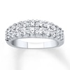 Thumbnail Image 0 of Previously Owned Hearts Desire Diamond Anniversary Band 1-1/4 ct tw Round-cut 18K White Gold