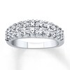 Thumbnail Image 1 of Previously Owned Hearts Desire Diamond Anniversary Band 1-1/4 ct tw Round-cut 18K White Gold