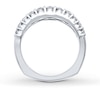Thumbnail Image 1 of Previously Owned Hearts Desire Diamond Anniversary Band 1-1/4 ct tw Round-cut 18K White Gold