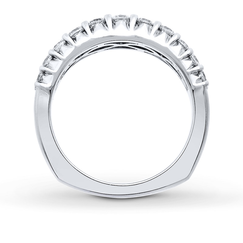 Main Image 2 of Previously Owned Hearts Desire Diamond Anniversary Band 1-1/4 ct tw Round-cut 18K White Gold