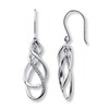 Thumbnail Image 1 of Previously Owned Diamond Earrings 1/20 ct tw Round-cut 10K White Gold