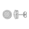 Thumbnail Image 0 of Previously Owned Diamond Earrings 1 ct tw Round-cut 10K White Gold
