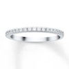 Thumbnail Image 1 of Previously Owned Diamond Wedding Band 1/5 ct tw Round-cut 14K White Gold