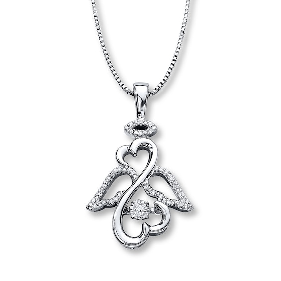 Previously Owned Diamond Necklace 1/10 ct tw Diamonds Sterling Silver