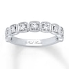 Thumbnail Image 1 of Previously Owned Neil Lane Diamond Anniversary Band 1/2 ct tw Round-cut 14K White Gold