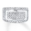Thumbnail Image 1 of Previously Owned Diamond Men's Band 2 ct tw Round-cut 14K White Gold