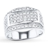 Thumbnail Image 2 of Previously Owned Diamond Men's Band 2 ct tw Round-cut 14K White Gold
