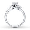Thumbnail Image 1 of Previously Owned Diamond Promise Ring 1/3 ct tw Round 10K White Gold