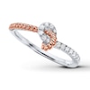 Thumbnail Image 1 of Previously Owned Diamond Ring 1/8 ct tw Diamonds Sterling Silver & 10K Rose Gold