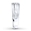 Thumbnail Image 3 of Previously Owned Diamond Men's Wedding Band 1/5 ct tw Round-cut 10K White Gold