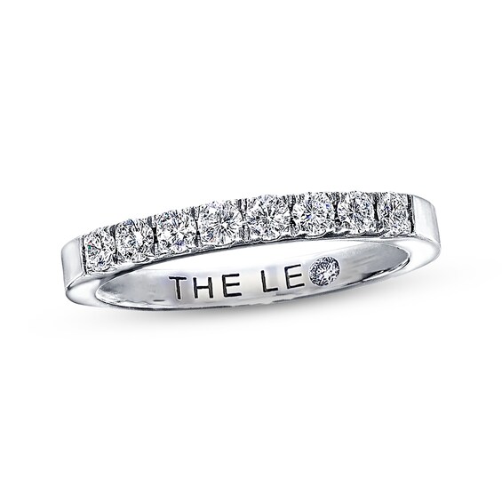 Previously Owned THE LEO Diamond Anniversary Band 3/8 ct tw Round-cut 14K White Gold