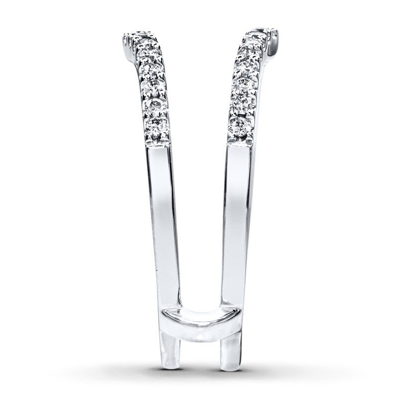 Main Image 3 of Previously Owned Wrap 1/3 ct tw Round-cut Diamonds 14K White Gold