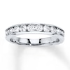 Thumbnail Image 1 of Previously Owned Diamond Anniversary Ring 7/8 ct tw Round-cut 10K White Gold