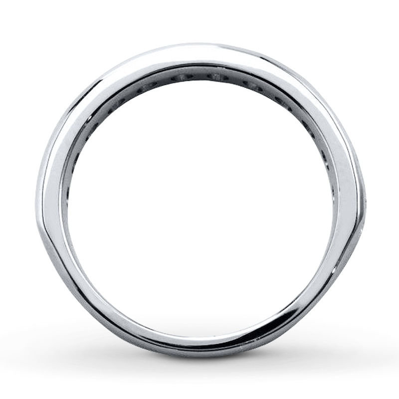 Main Image 2 of Previously Owned Diamond Anniversary Ring 7/8 ct tw Round-cut 10K White Gold